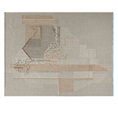 Backstitch Composition by GAN Rugs